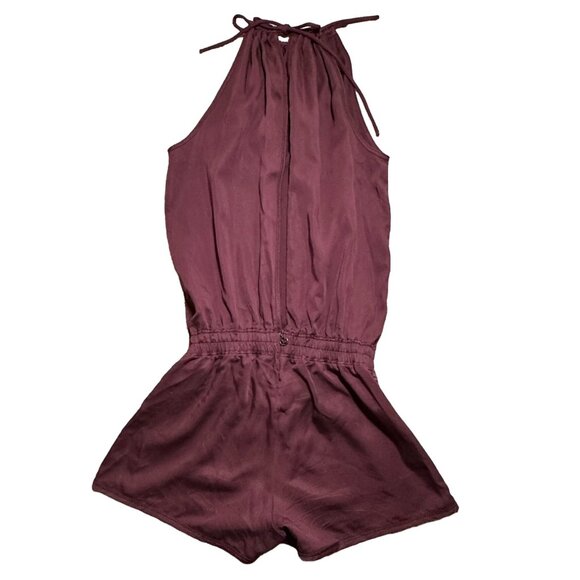lululemon Women's Halter Romper Tencel Black Cherry Purple Size XS - Picture 6 of 8